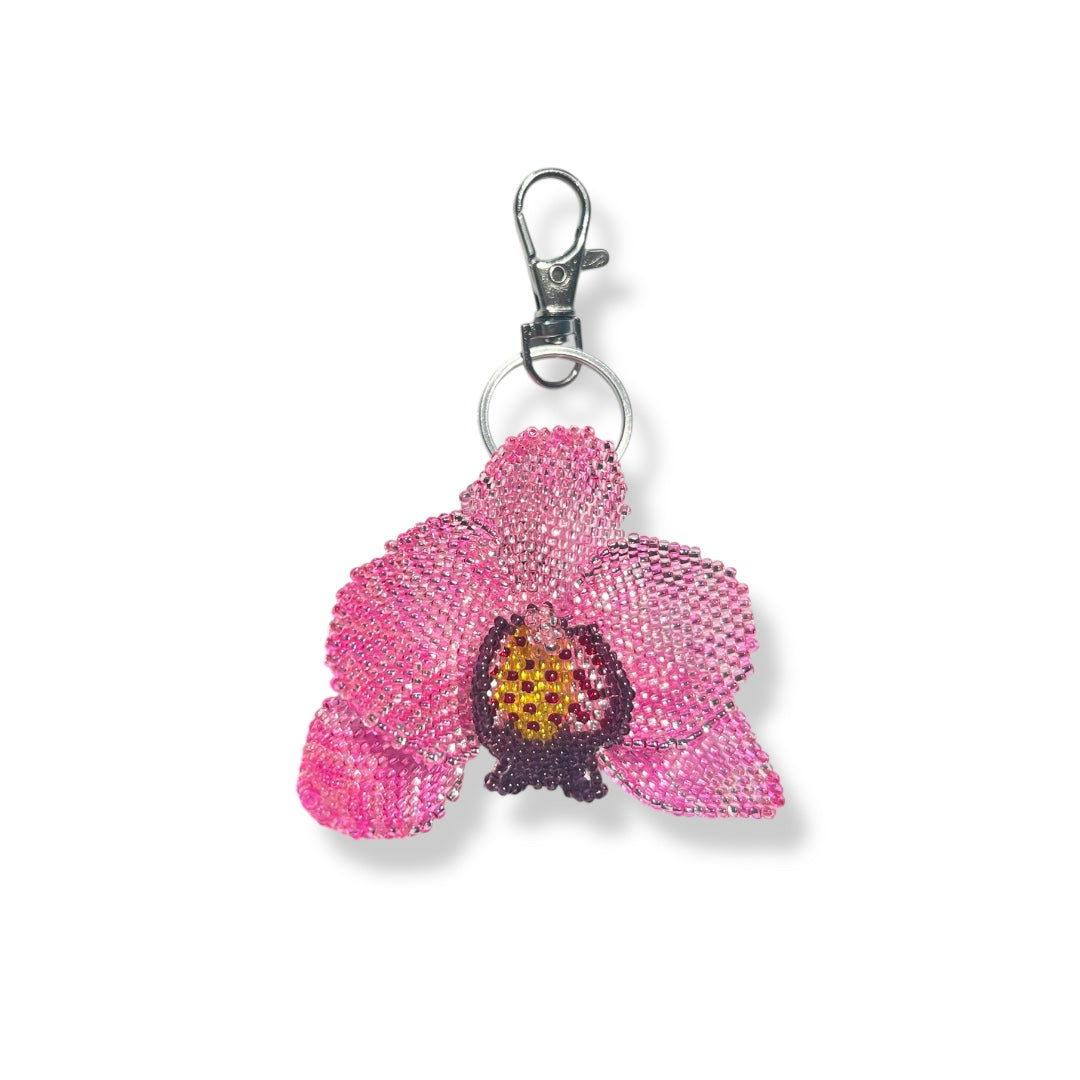 Bag charm Orquídea