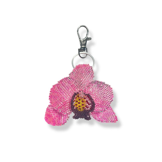 Bag charm Orquídea