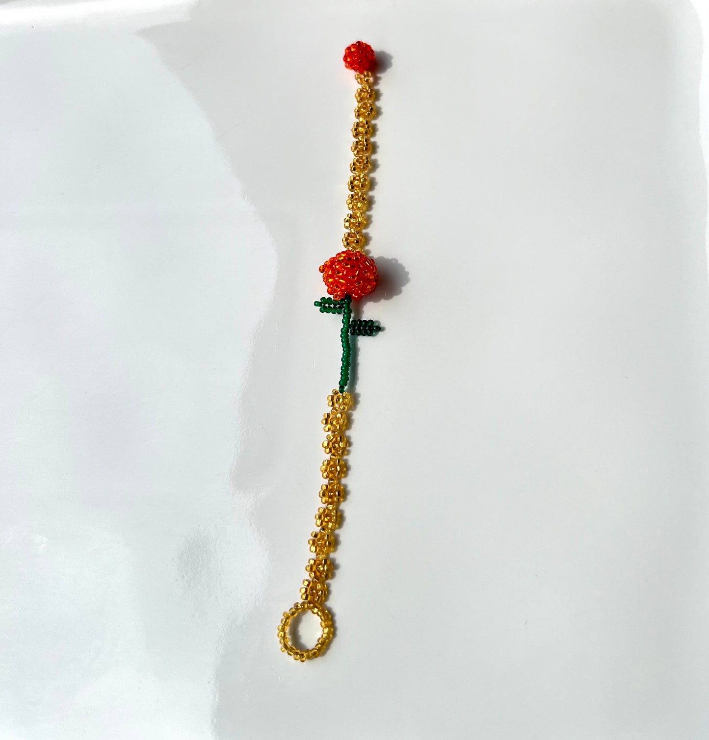Pulsera cempasuchil