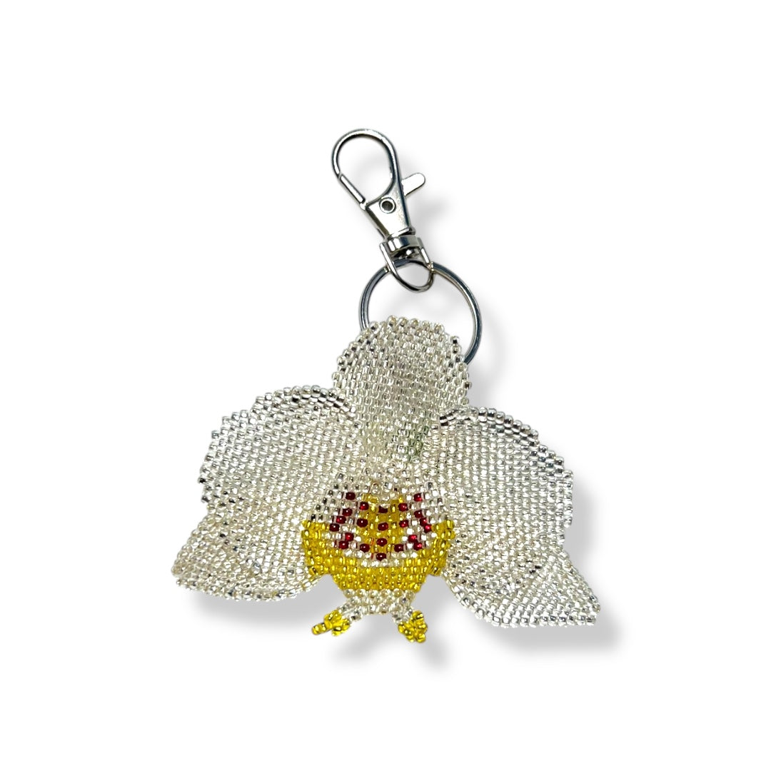 Bag charm Orquídea